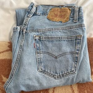 Levi's light wash 501 Denim Jeans 33x34